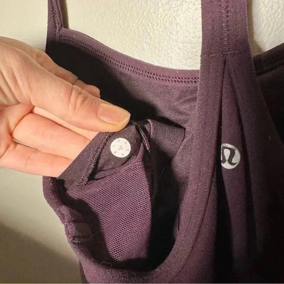 Lululemon Power Y Tank  (Luon) Black Cherry 4 - Picture 7 of 7